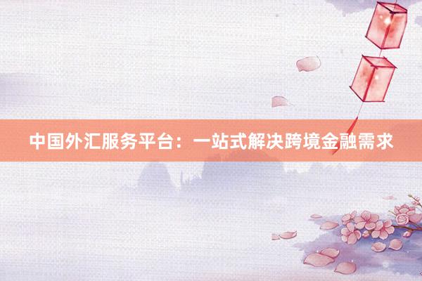 中国外汇服务平台：一站式解决跨境金融需求